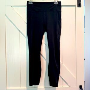 Fabletics black leggings, M